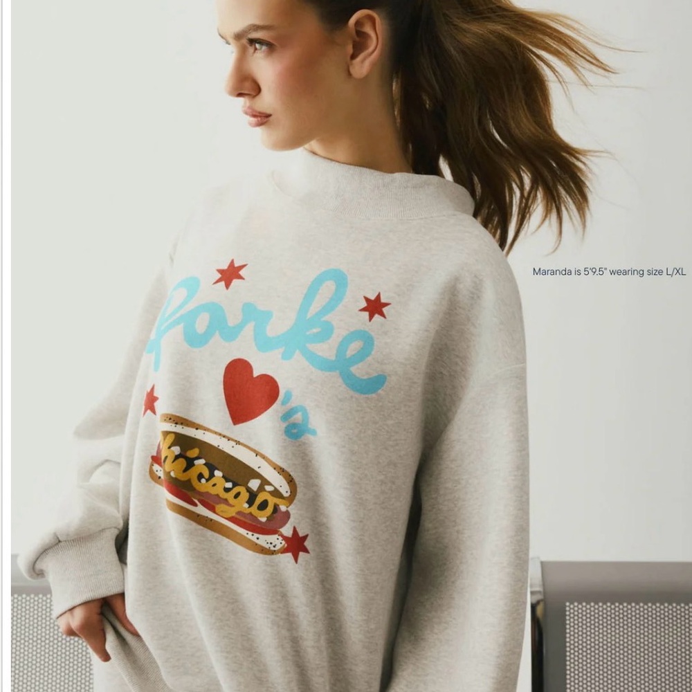 Cozy Gray Graphic Sweatshirt